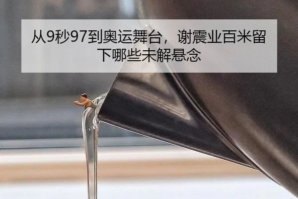 从9秒97到奥运舞台，谢震业百米留下哪些未解悬念
